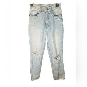 Pacsun Light Blue Jeans Distressed Vintage Style | Size 26